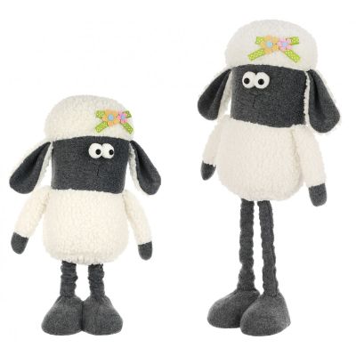 SHEEP ON TELESCOPE 35-50CM SPRING DECORATION