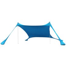 TOURIST BEACH PAVILION SUN SHIELD WEIGHTED WITH SAND LYCRA 2.1X2X1.5M