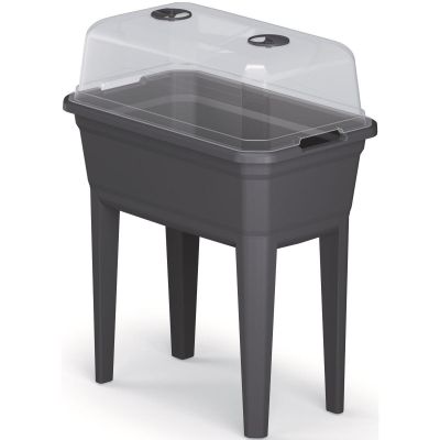 26. STANDING GREENHOUSE SEEDBED RESPANA SET ECOLINE 59.6x36.8x75.3CM ANTHRACITE