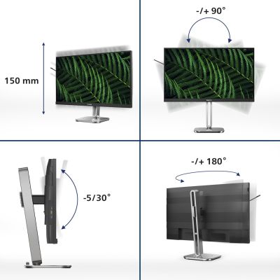 Philips 5000 series 24B2G5200/00 computer monitor 60.5 cm (23.8") 1920 x 1080 px Full HD LCD Anthracite