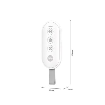 4. Yale Smart Alarm Starter Kit 6 Pieces - Control Unit, Siren, Keypad, Remote Control, Motion Sensor, Window/Door Sensor