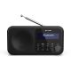 6. Sharp DR-P420 Portable Radio Black