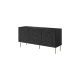 HOLE chest of drawers 152x42.5xH74.5 black matt