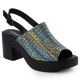 18. Women’s Block-Heel Woven Sandals M.Daszyński MR23126-7