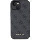 3. Guess 4G Metal Gold Logo Case for iPhone 15 / 14 Plus - Gray