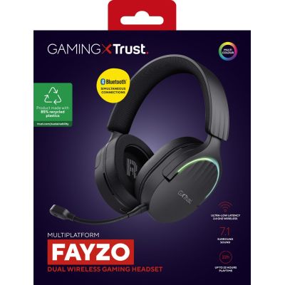 7. TRUST GXT491 FAYZO Wireless Headphones