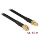 2. Delock CFD200 Antenna Extension Cable - 15 m - black