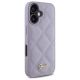 4. Guess Quilted Metal Logo case for iPhone 16 - light purple