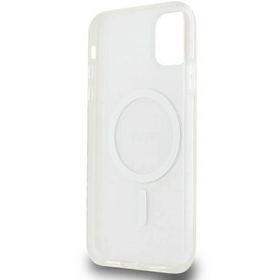 7. DKNY IML Mono & Stripe MagSafe case for iPhone 11 / Xr - pink