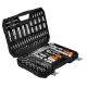 Socket wrench set 1/2", 1/4", 110 pcs, satin