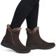 6. Rieker L7162-25 Waterproof Insulated Leather Women's Ankle Boots Dark Brown