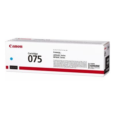 9. Canon 075 Toner Cartridge 1pc Original Cyan
