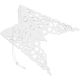 11. PAPER DECORATION SNOWFLAKE DIAMETER 64 CM WHITE DELUXE