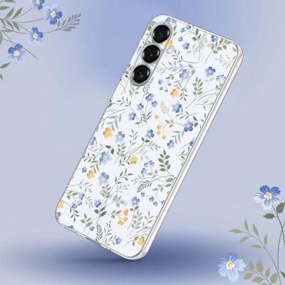 2. Tech-Protect FlexAir Case for Xiaomi Redmi 15C 173mm / Poco 85C 173mm - Daisies with Leaves