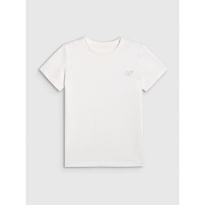 13. Regular plain T-shirt (SET OF 2) for children 4F 4FJRAW25TTSHU3157-91S