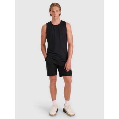 2. Men's quick-drying training tank top 4F 4FWMM00TFSLM0764-20S