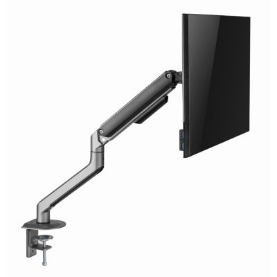 8. GEMBIRD DESK ADJUSTABLE ARM/MONITOR HOLDER 17-32, VESA 100X100MM, UP TO 9 KG, GRAY
