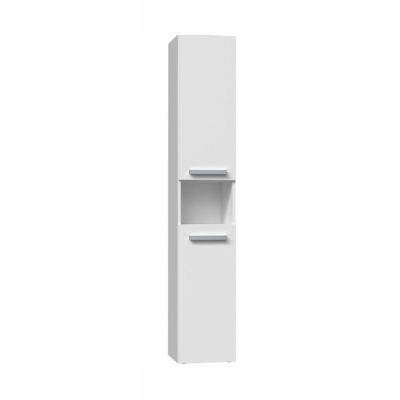 Bathroom cabinet NEL III 31x30xH174 matt white