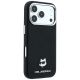 4. Karl Lagerfeld Grained Choupette Head Metal MagSafe Case for iPhone 17 Pro Max / 18 Pro Max - Black