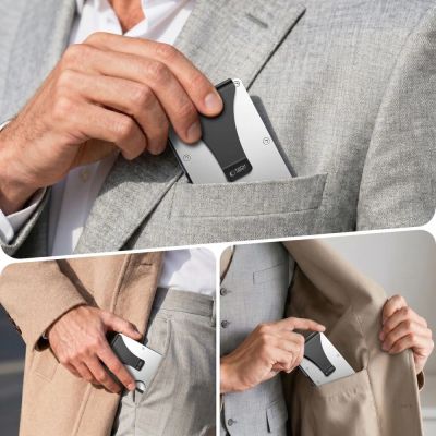 4. Tech-Protect Thorn RFID Wallet - Silver