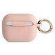2. Guess GUAPSGGEP AirPods Pro cover pink/pink Silicone Glitter
