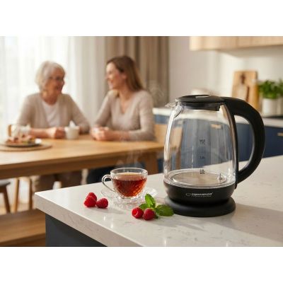 25. Esperanza LOIRE EKK027 electric kettle (2200W 1.7l; black)