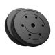Bitumen Weight Plate Set 2 x 15 kg, 31 mm Bore, REBEL ACTIVE