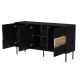 3. INSERTO 3D chest of drawers 143.5x40x80 black + LED