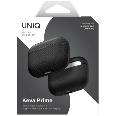 2. Uniq Keva Prime Case for AirPods Pro 3 - Black