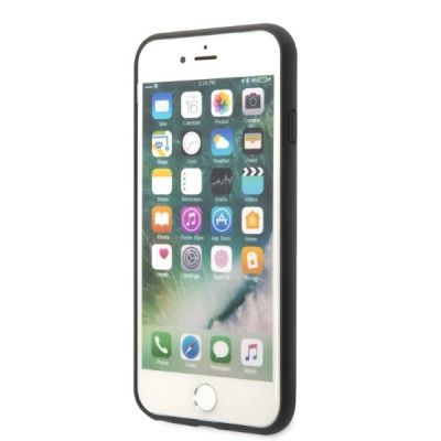 5. Karl Lagerfeld KLHCI8SAKICKCBK iPhone 7/8 / SE 2020 / SE 2022 black/black hardcase Saffiano Karl&Choupette Head