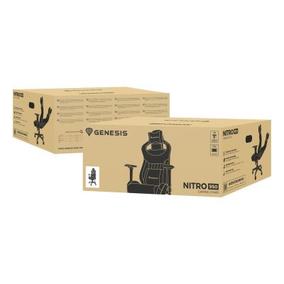 12. NATEC Genesis Nitro 950 NFG-1366 gaming chair (black)