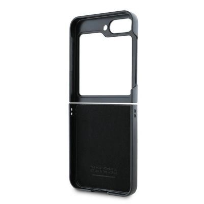 7. BMW Carbon Blue Line Case for Samsung Galaxy Z Flip 6 - Black