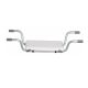 Adjustable bathtub inset bench