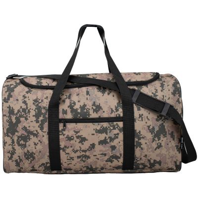 2. FITNESS/TRAVEL BAG A3032 BEIGE CAMO SEMI LINE