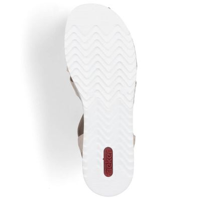 14. Comfortable Rieker W RKR680 beige sandals