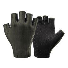 Rockbros Breathable Short Finger Cycling Gloves Size: M - Green