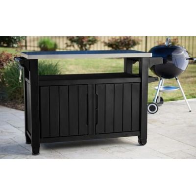 5. Curver Keter UNITY XL 183 L graphite grill table