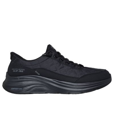 2. Skechers Men's CONTOUR PROAM-COZY FIT 232619 BBK BLACK Athletic Shoes
