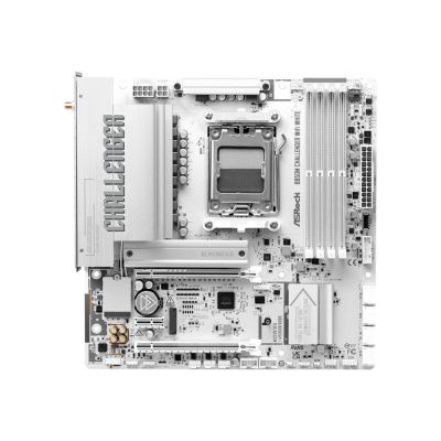 ASRock B850M Challenger WiFi White AM5 mATX HDMI/DP DDR5