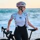 8. Rockbros 15110005003 Women's Short Sleeve Cycling Jersey S - White