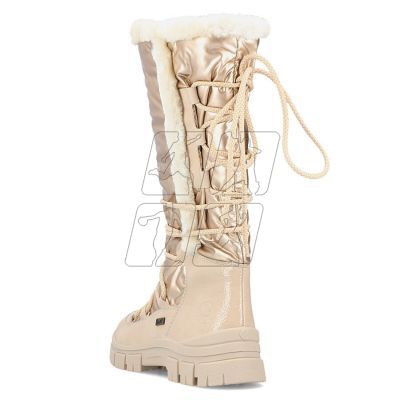 8. Rieker W RKR640 waterproof high snow boots, beige