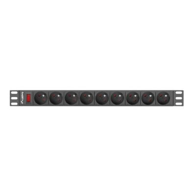 5. Lanberg PDU-09E-0300-BK RACK Power Strip (7 x UTE; 16 A (3680 W); 3m; black)