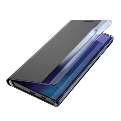 6. Sleep Case Bookcase Type Case with Smart Window for Samsung Galaxy A22 4G black