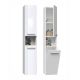 4. NEL III bathroom cabinet 31x30xH174 glossy white