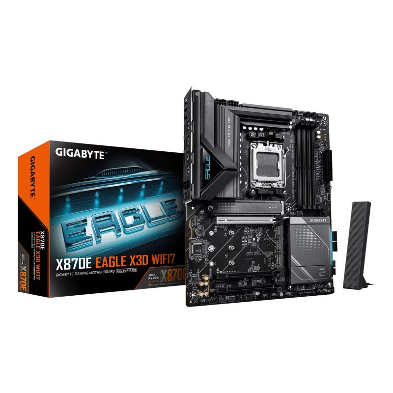 GIGABYTE X870E EAGLE X3D WIFI7 AMD X870E Socket AM5 ATX