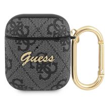 Guess 4G Script Metal Collection case for AirPods 1 / 2 - gray