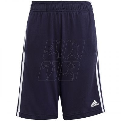 6. Adidas Essentials 3-Stripes Knit Jr Shorts HY4717