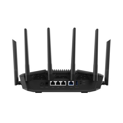27. ASUS RT-BE90U BE9400 AiMesh Wireless Router 2.5 Gigabit Ethernet Tri-Band (2.4GHz/5GHz/6GHz) Black