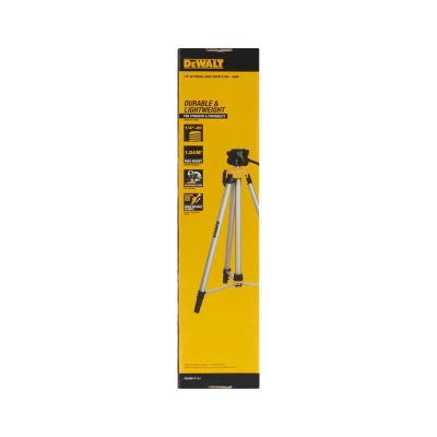 4. DEWALT DE0881T Aluminum Tripod with 1/4" Thread 75-184cm