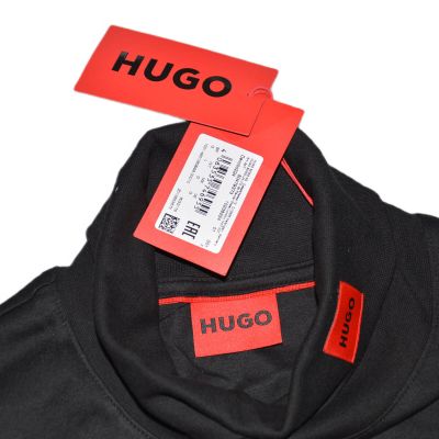 4. Men's Hugo Boss Derollo224 Slim Fit Black Turtleneck - 50479373